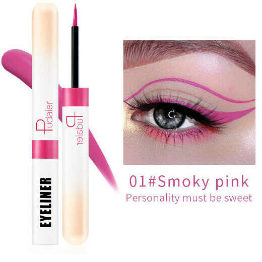 新款Pudaier彩色防水眼線筆（01#smoky pink）