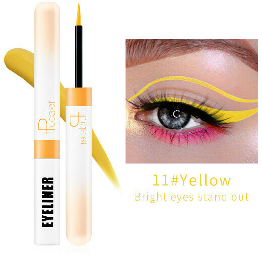 新款Pudaier彩色防水眼線筆（11#yellow）