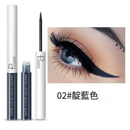 New color ultra-fine waterproof eyeliner pen (02# indigo blue)
