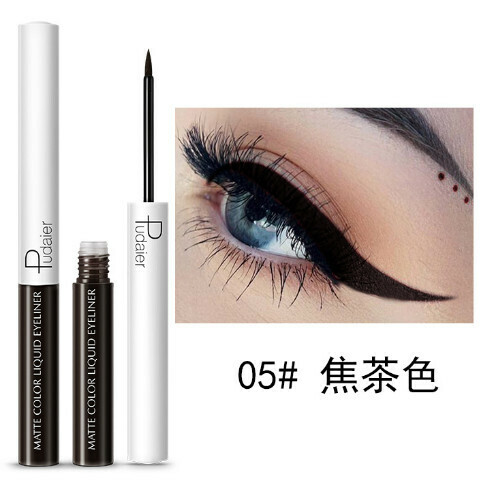 New color ultra-fine waterproof eyeliner pen (05# burnt brown)