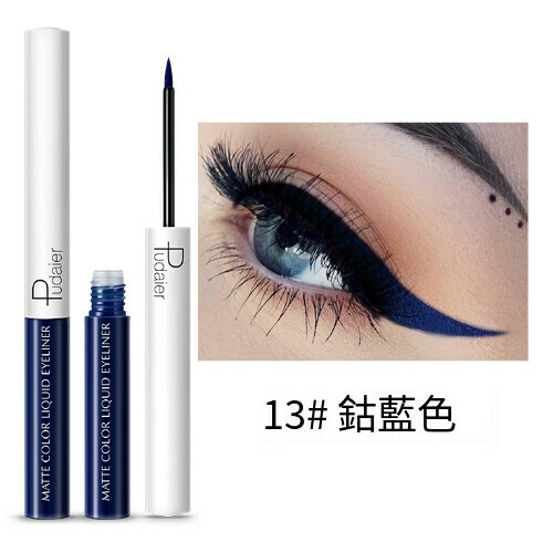 New color ultra-fine waterproof eyeliner pen (13# cobalt blue)