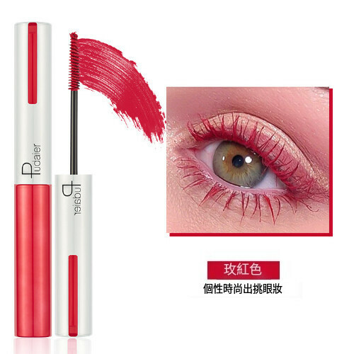 The new Pudaier color mascara is long and curling, waterproof and does not remove makeup (05)
