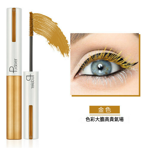 The new Pudaier color mascara is long and curling, waterproof and does not remove makeup (03)