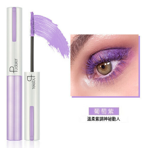 The new Pudaier color mascara is long and curling, waterproof and does not remove makeup (08)