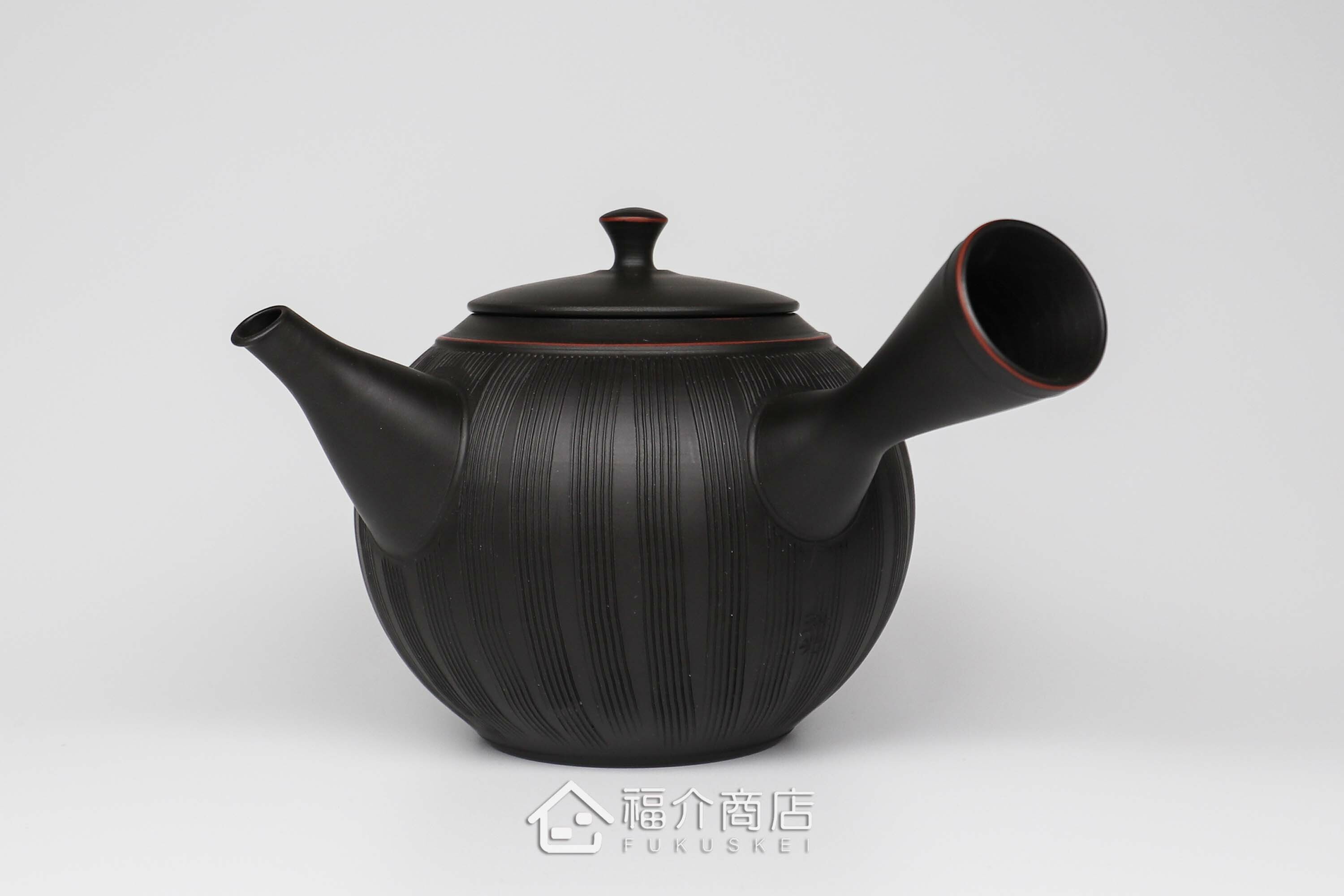 泡茶用的陶瓷材質黑色泡茶壺