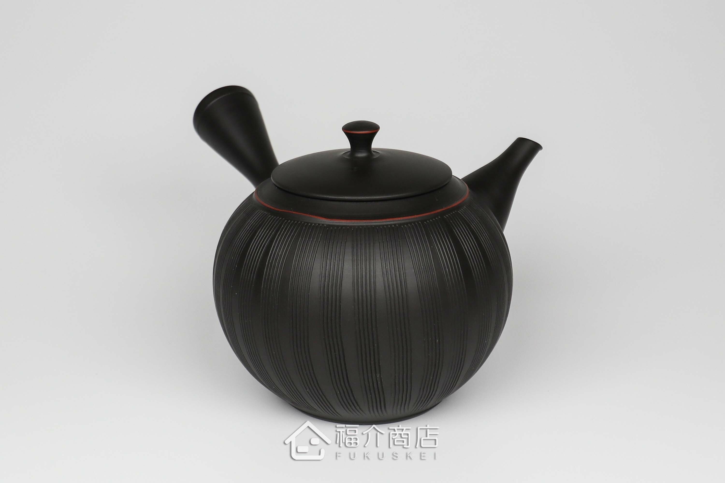 泡茶用的陶瓷材質黑色泡茶壺