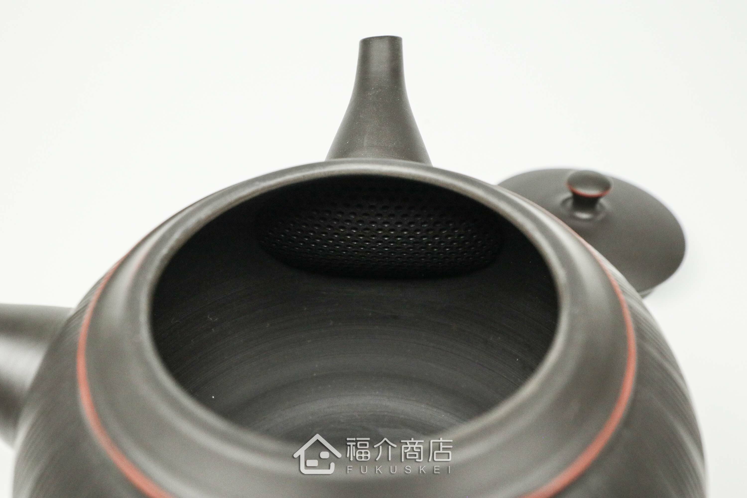 泡茶用的陶瓷材質黑色泡茶壺