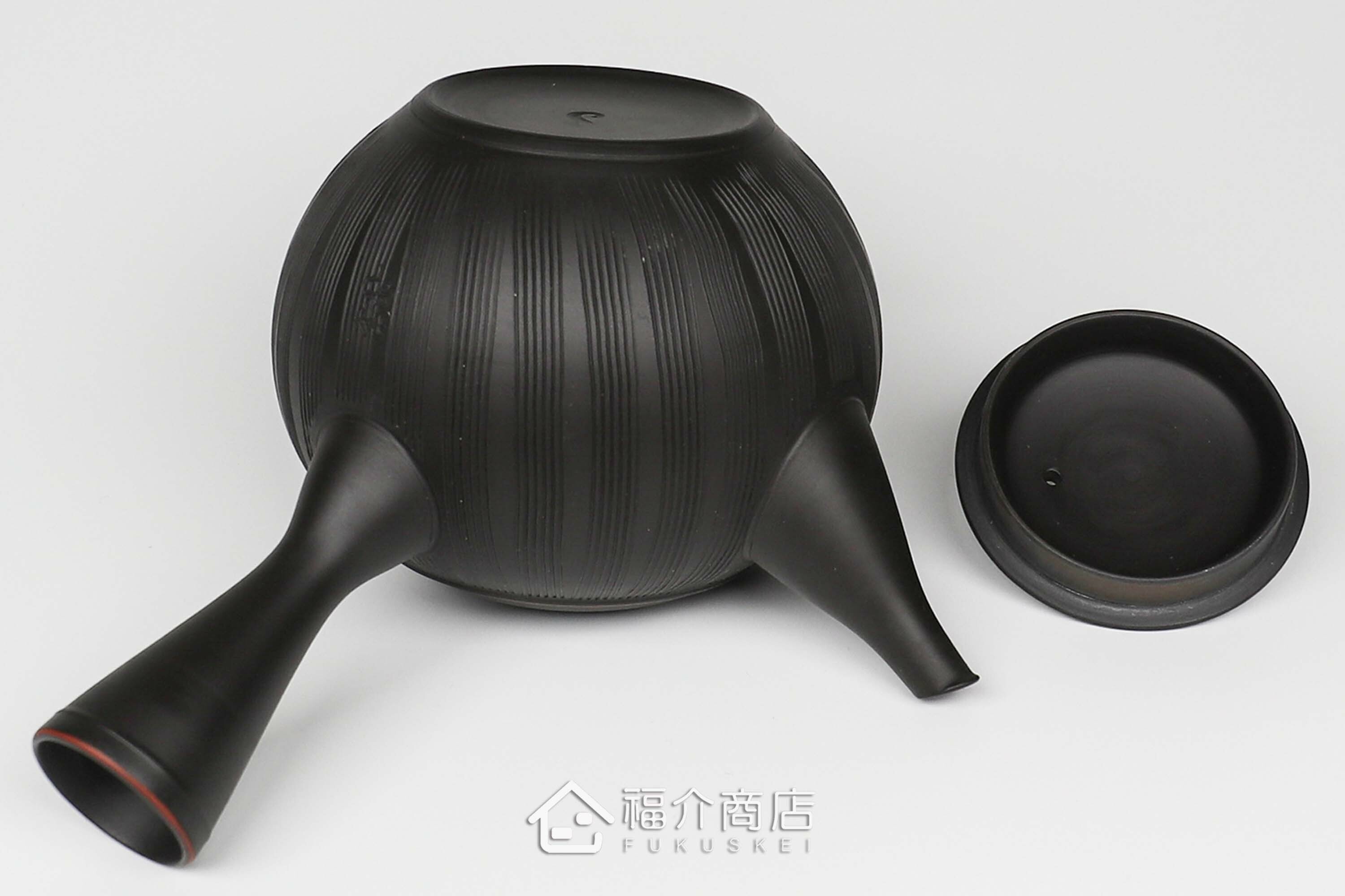 泡茶用的陶瓷材質黑色泡茶壺