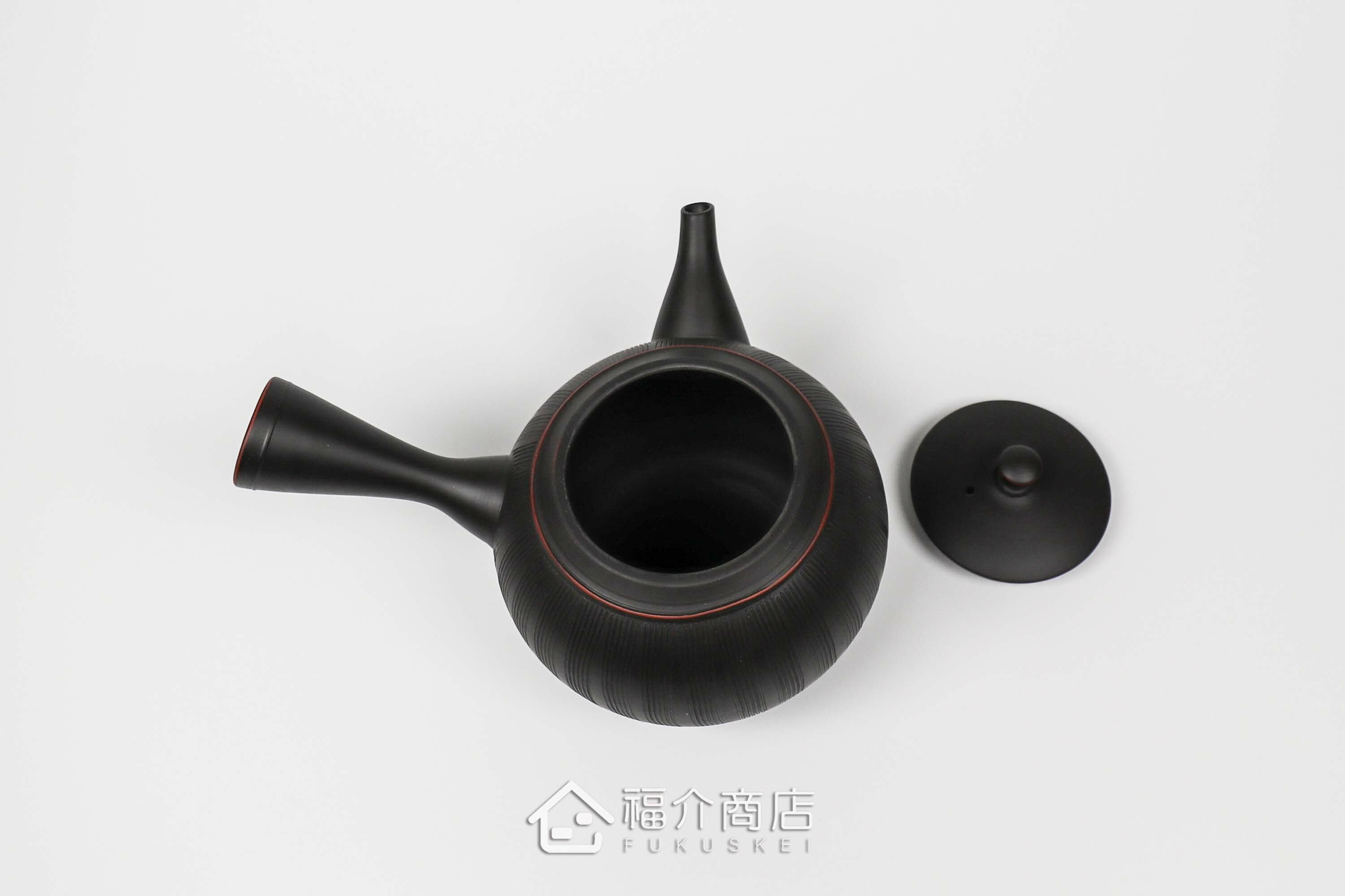 泡茶用的陶瓷材質黑色泡茶壺