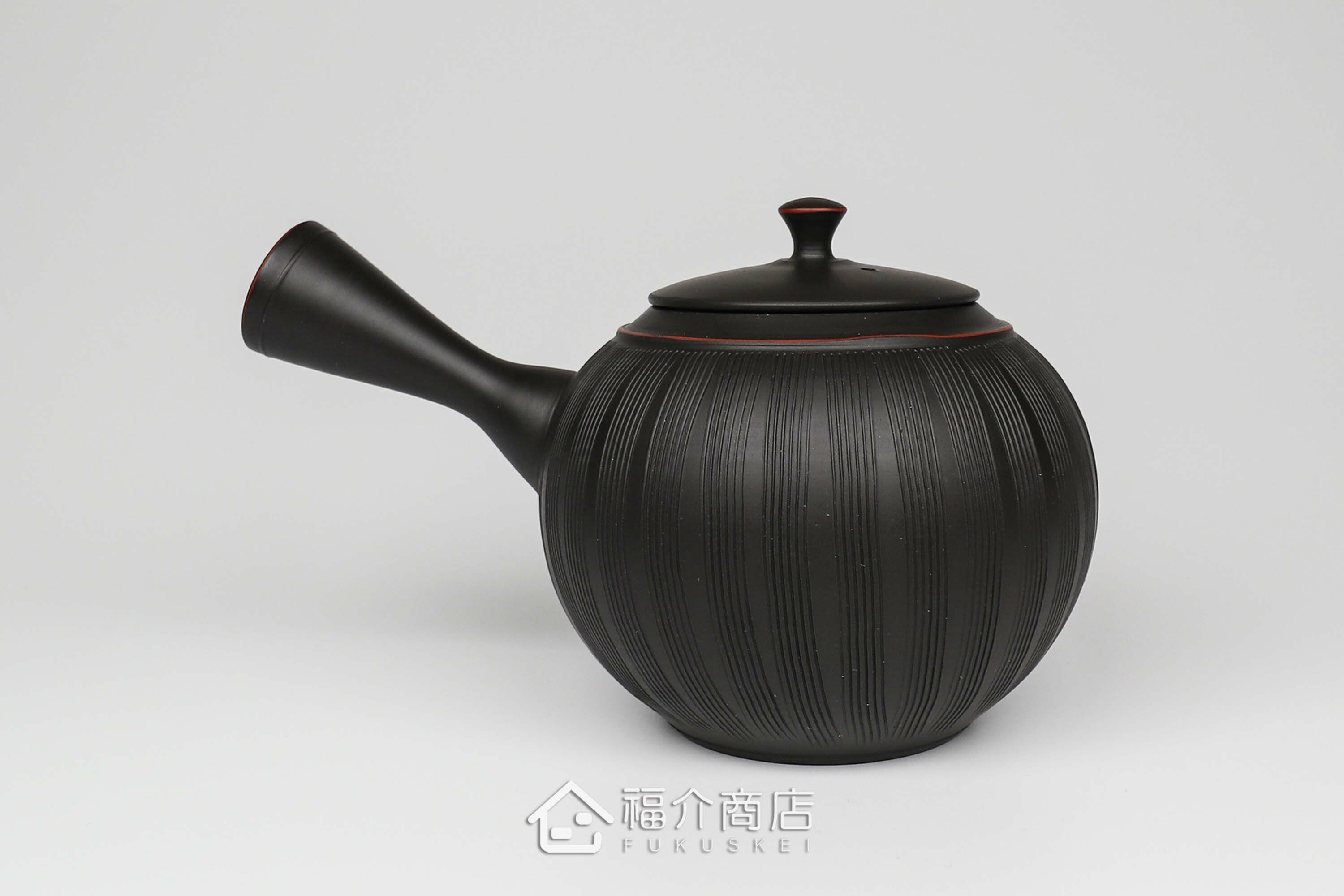 泡茶用的陶瓷材質黑色泡茶壺