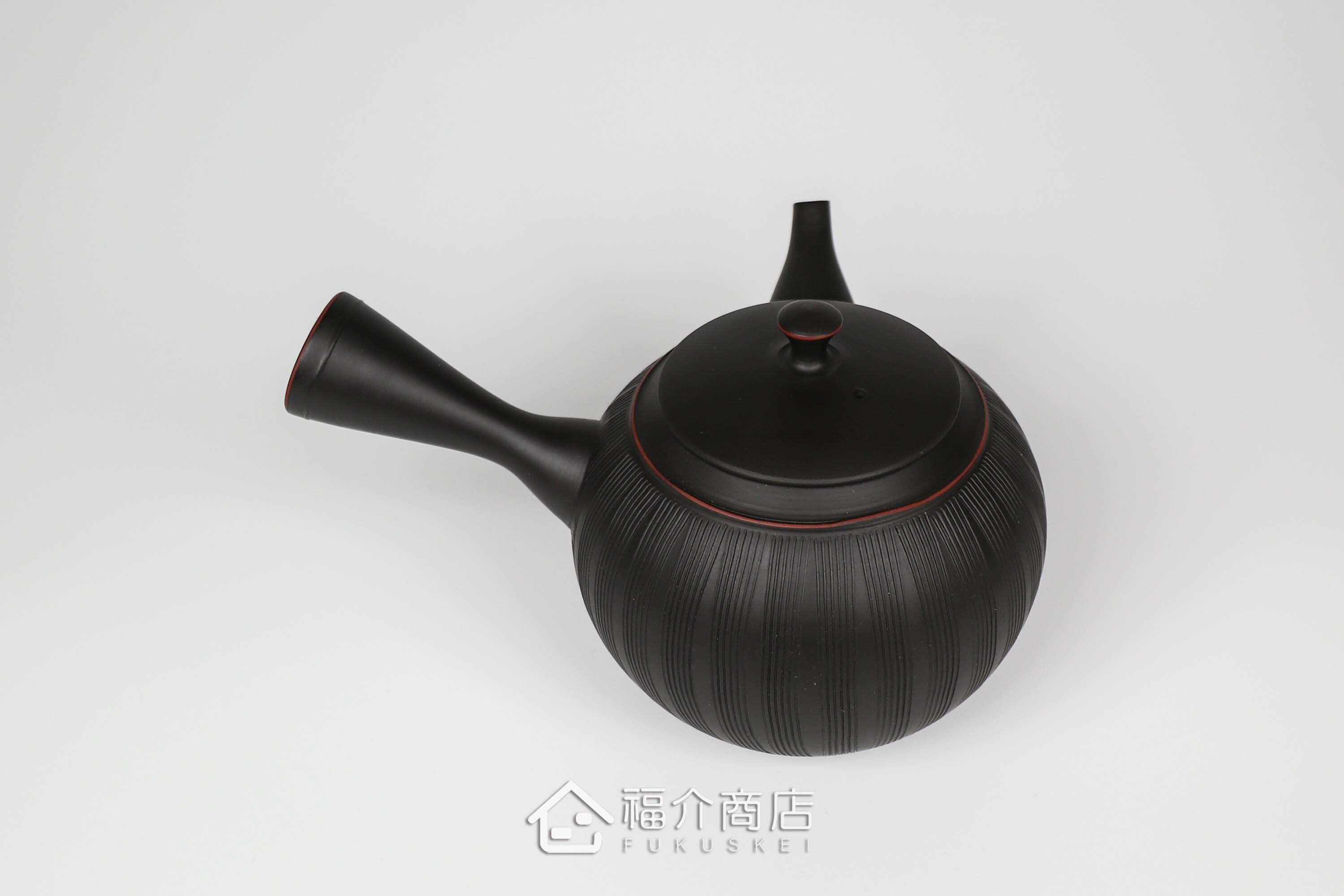 泡茶用的陶瓷材質黑色泡茶壺
