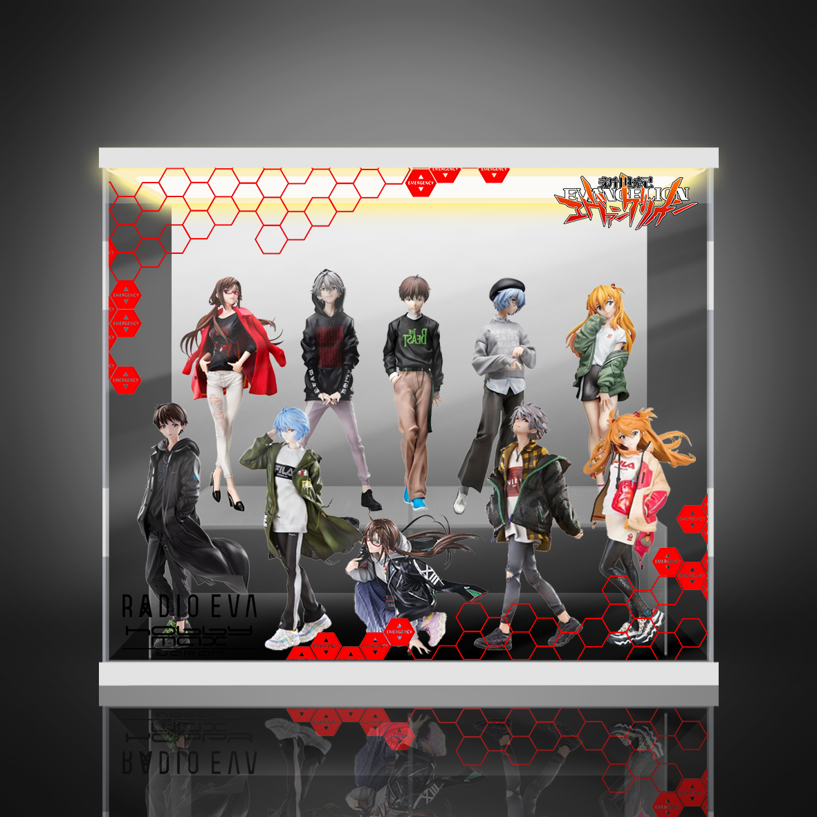 【彩色版】RADIO EVA 10th 全5体セット 受注生産品】RADIO EVA 587 EVA Canvas Art （illustration