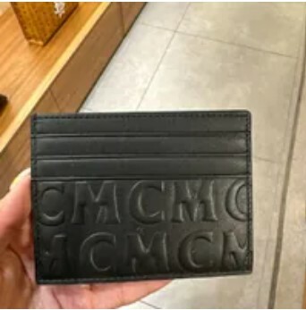 [S] MCM MINI AREN CARD CASE,BLACK, 8809675884661 (SMCM116)
