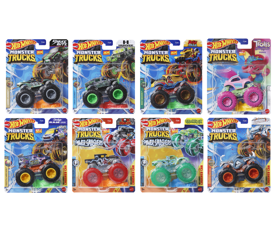 風火輪大腳車1:64系列 原箱8入(AJ箱號)