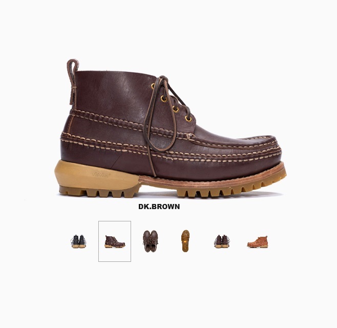 VISVIM KANAWA MOC MID-FOLK *Cowhide Leather - PRE ORDER ITEM (預訂中)