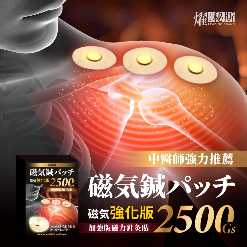 WSBB3991 台灣燿秘斯頂級版磁力針灸貼 (1盒30枚)（現貨20270314-T31）