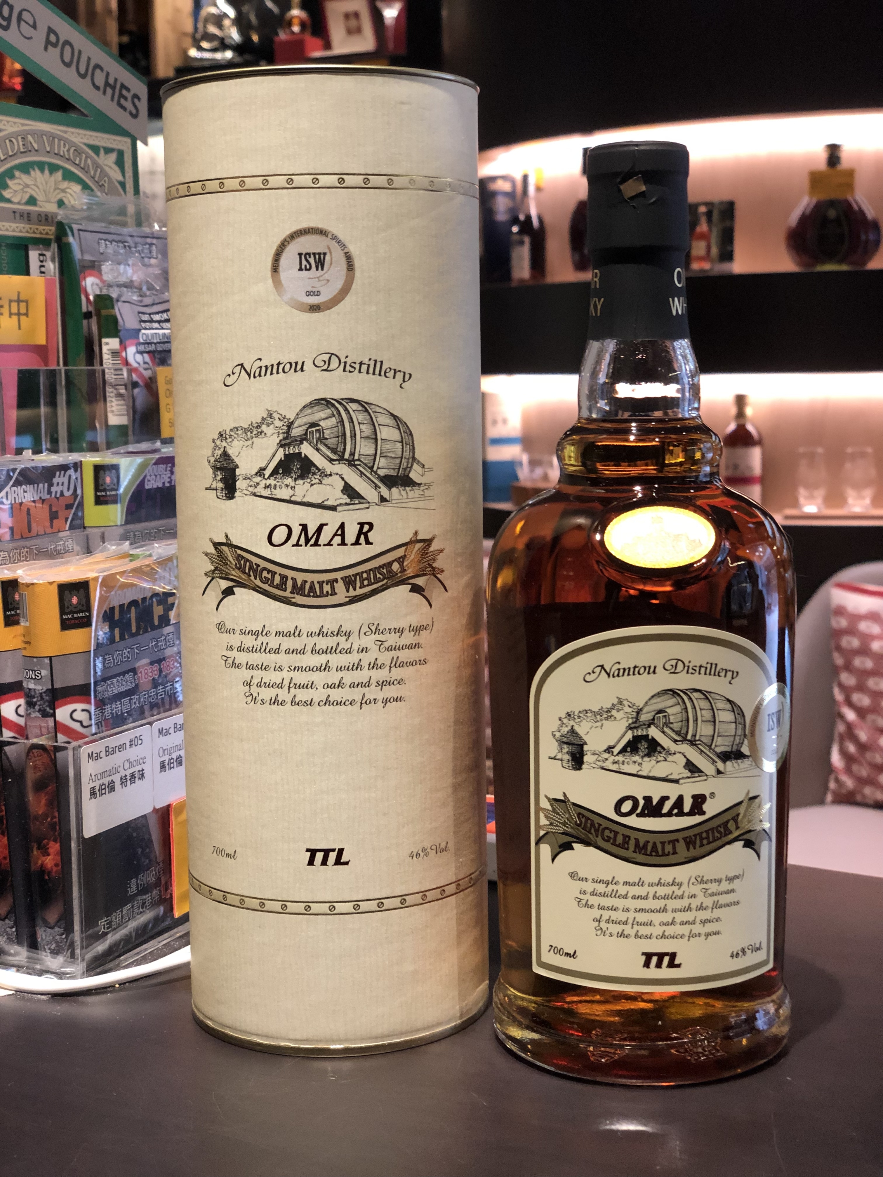 OMAR sherry type 奧馬爾 雪梨桶