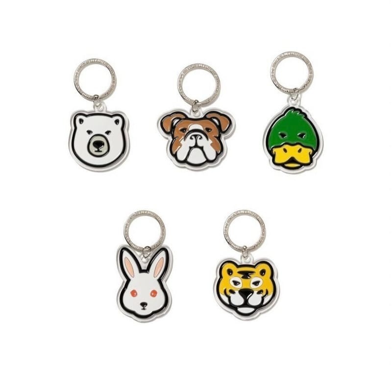 現貨一個免運┃HUMAN MADE HEART KEYRING 愛心 動物 鑰匙圈