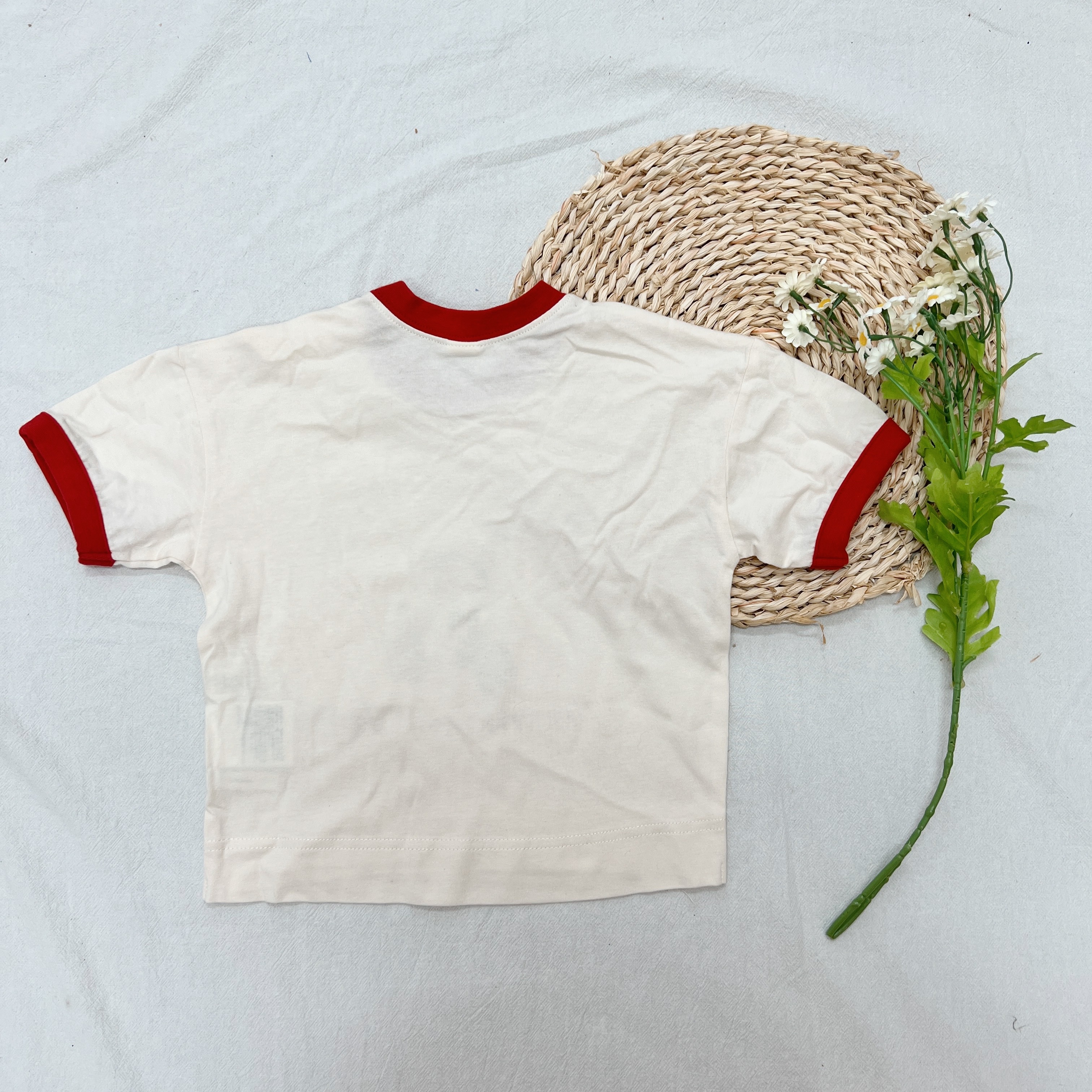 日單 𝐂𝐨𝐭𝐭𝐨𝐥𝐢 小木偶包邊上衣