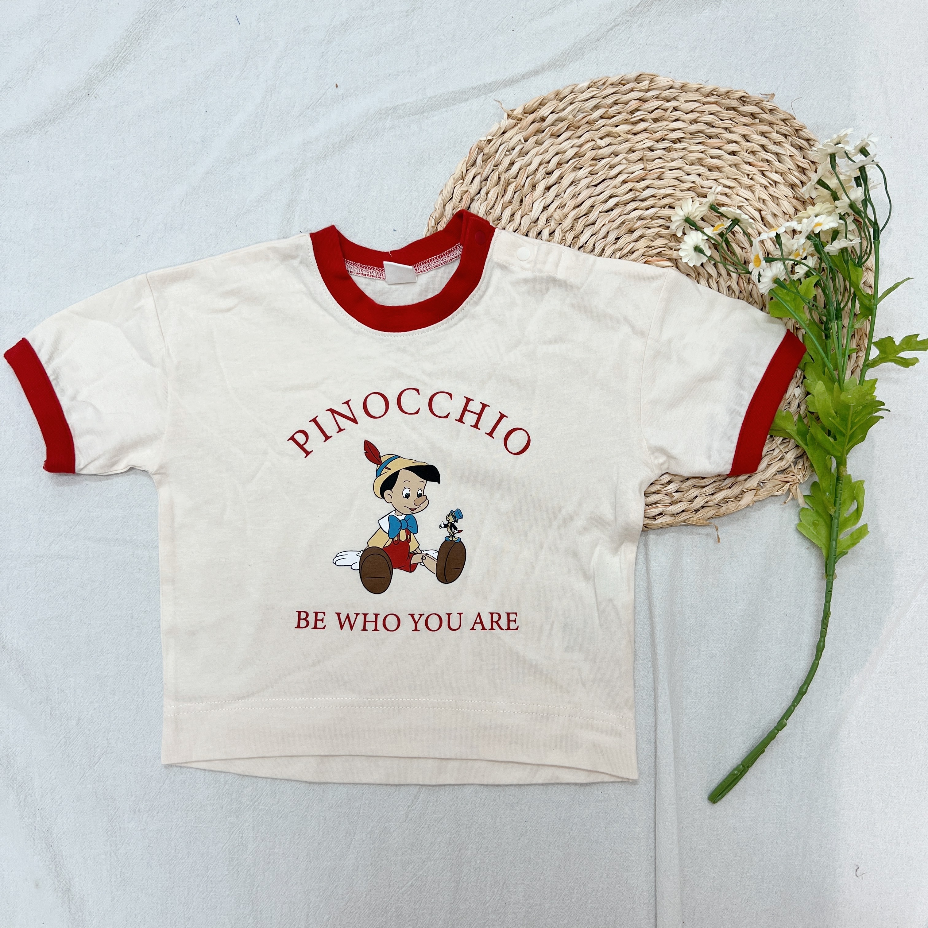 日單 𝐂𝐨𝐭𝐭𝐨𝐥𝐢 小木偶包邊上衣