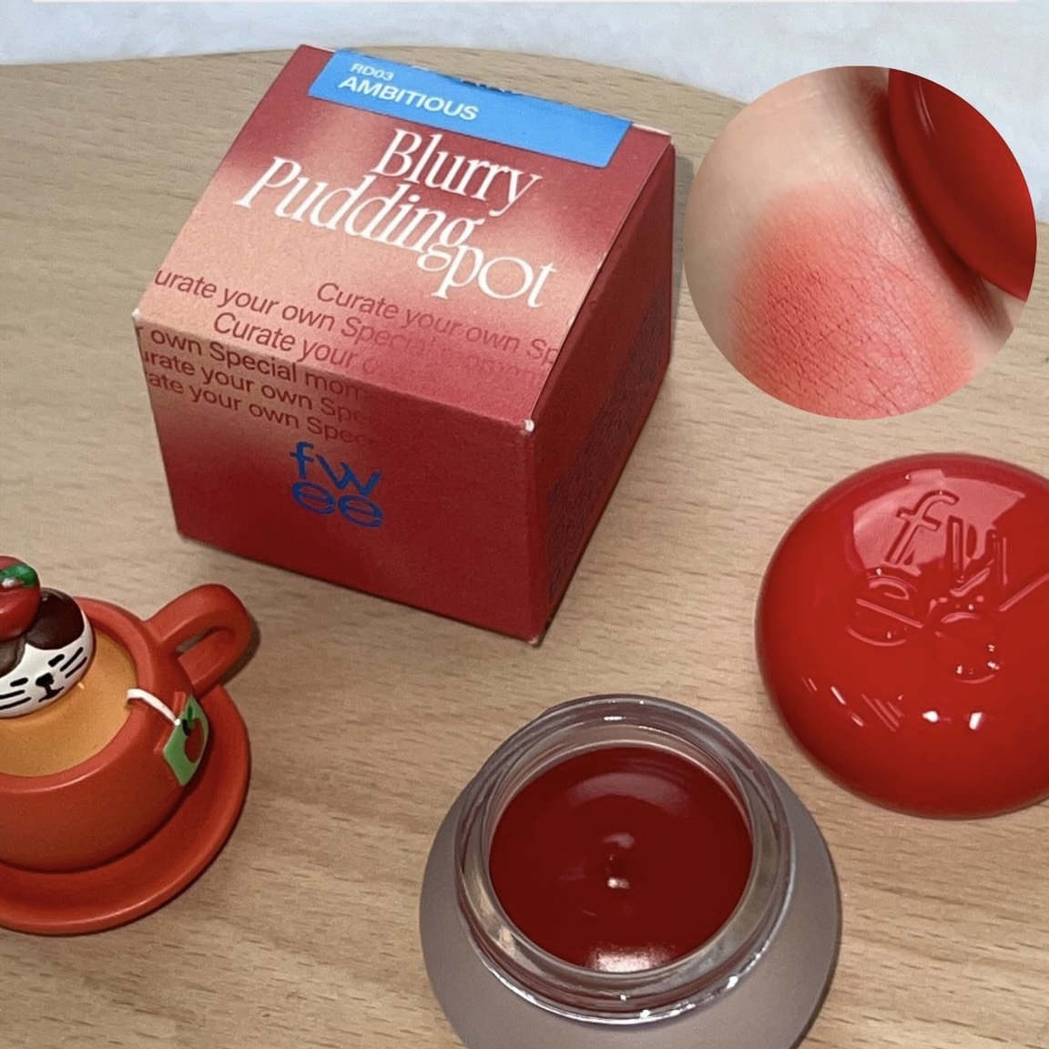 FWEE - LIP AND CHEEK BLURRY PUDDING POT 唇頰兩用腮紅 RD03