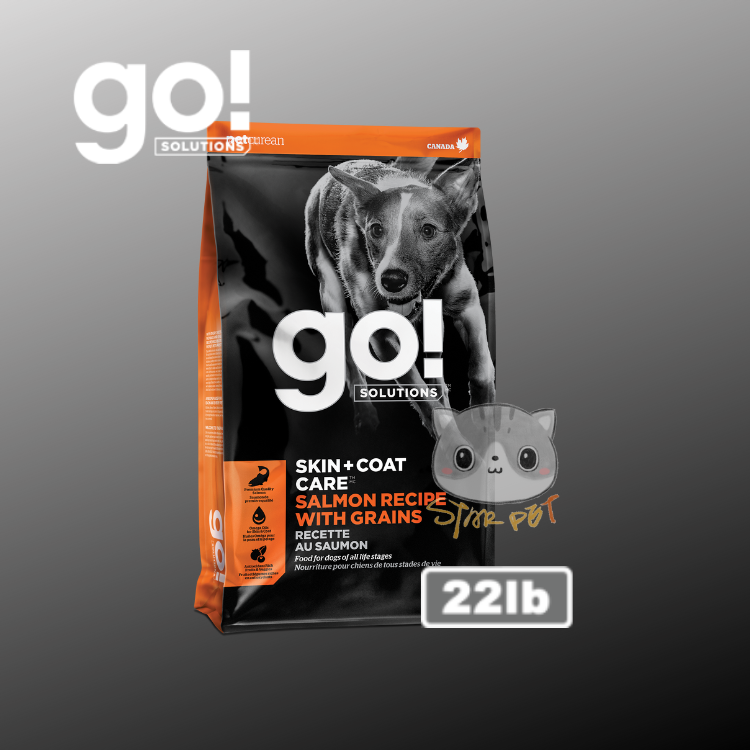 GO! SOLUTIONS™ 護膚美毛系列 三文魚狗糧配方 22lb