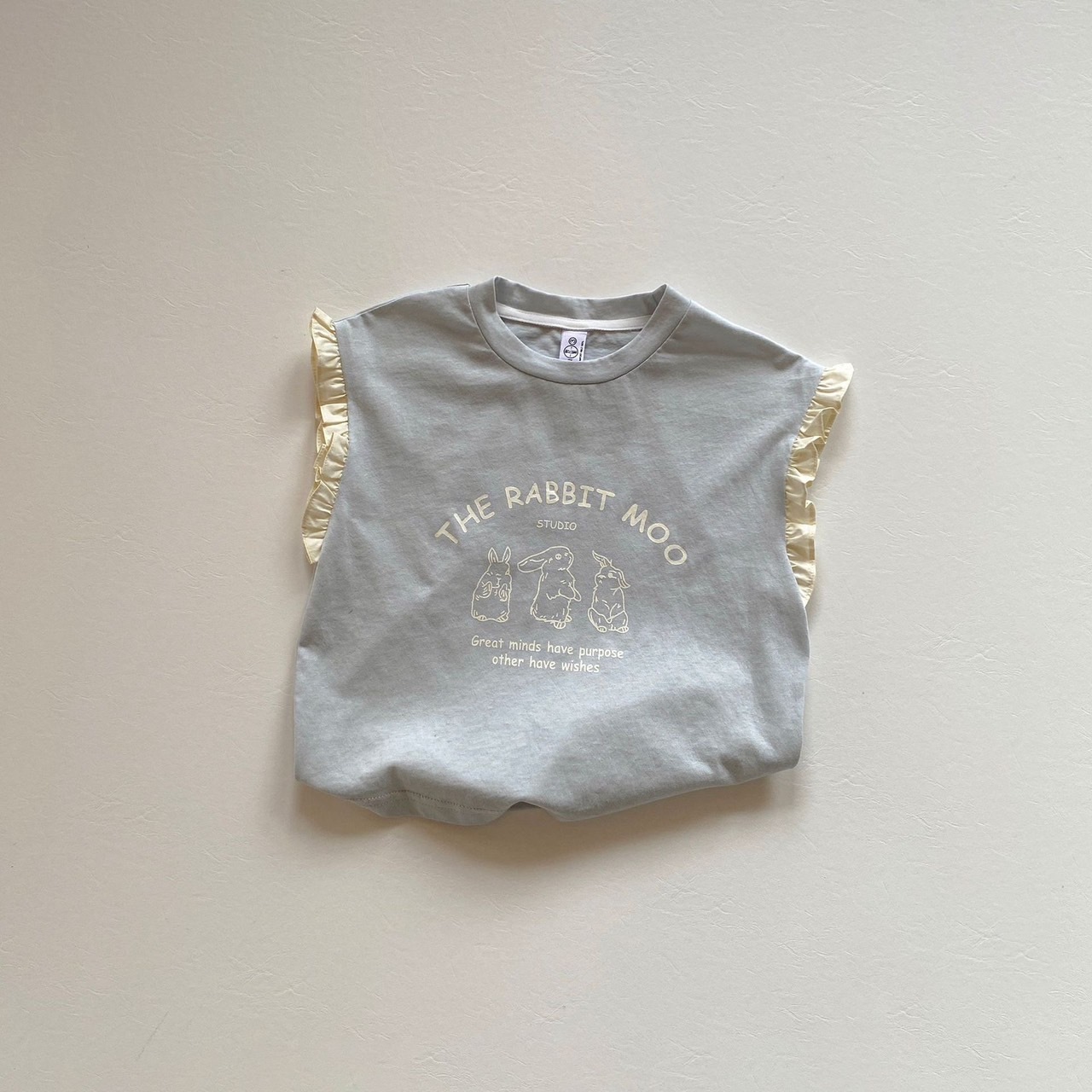 兔兔Moo滾邊袖上衣