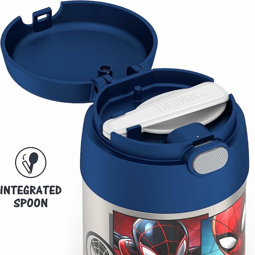 美國 Thermos SpiderMan 不鏽鋼真空兒童保溫食物壺