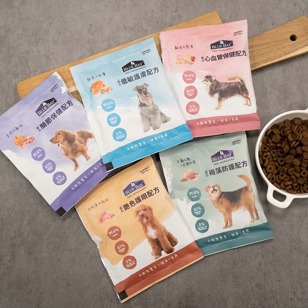 飼料試吃組】低敏狗飼料全系列S30*3包+機能加強*2包(共5包)