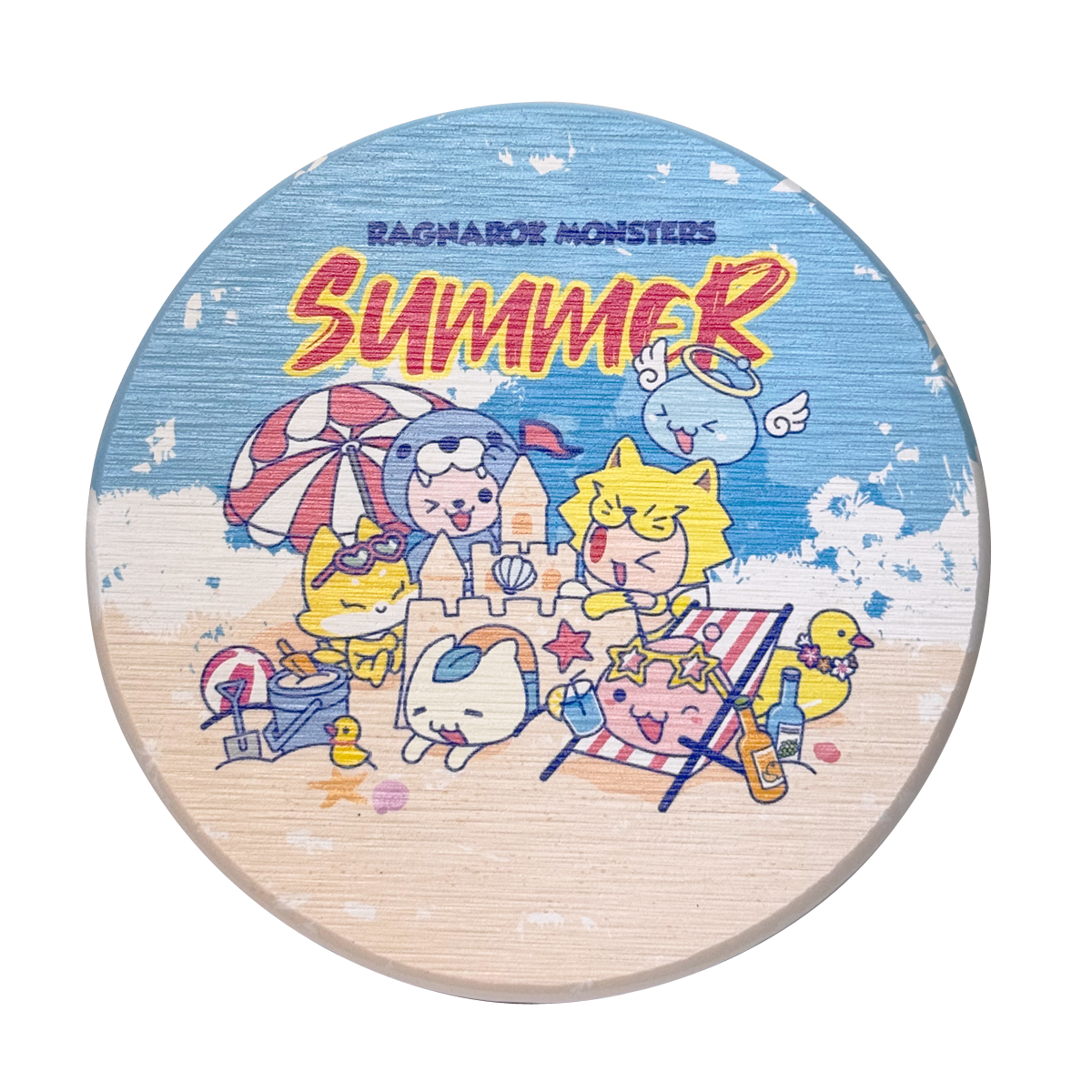 《RO仙境傳說》夏日杯墊（沙灘/花環）