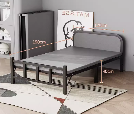 Popular simple multi-purpose folding bed (soft package) (size: 190*120*40CM)