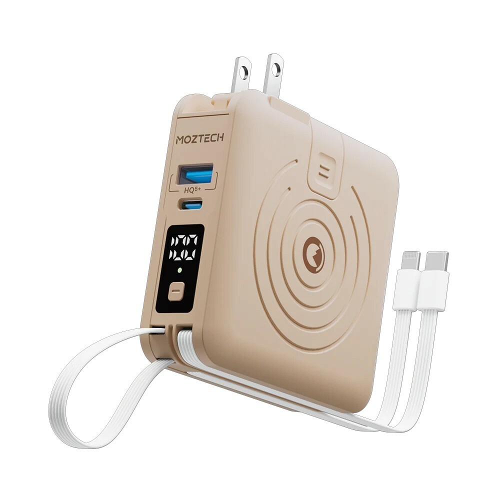 【MOZTECH®】萬能充Pro 二代多功能五合一行動電源 五色