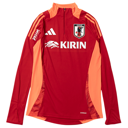 2024 日本代表 TIRO 24 半拉鏈訓練上衣