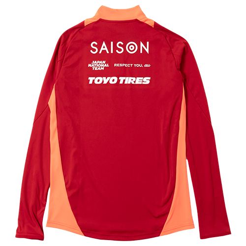 2024 日本代表 TIRO 24 半拉鏈訓練上衣