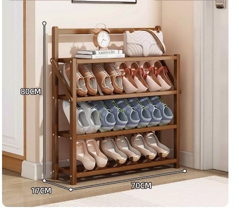 Hot recommended multi-layer storage shoe rack (four layers 70*17*80CM)