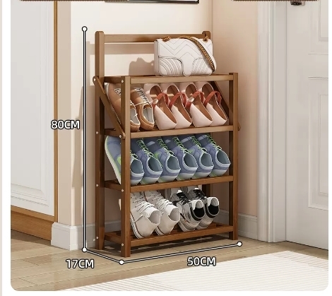 Hot recommended multi-layer storage shoe rack (four layers 50*17*80CM)