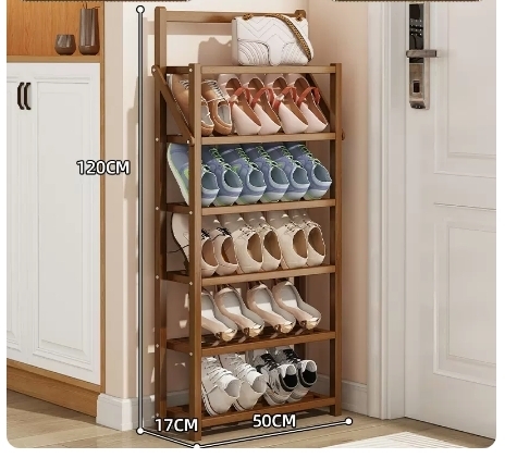 Hot recommended multi-layer storage shoe rack (six layers 120*17*50CM)