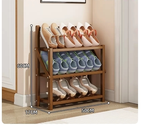 Hot recommended multi-layer storage shoe rack (three layers 50*17*60CM)