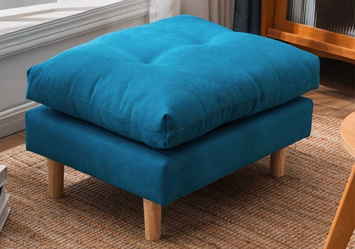 Hot Selling Sofa Small Stool Home Shoe Changing Stool (Lake Blue)
