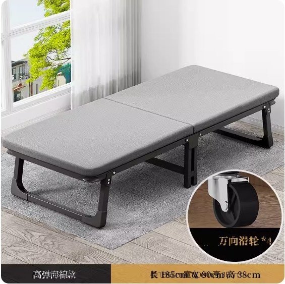 熱賣簡易摺疊床（【加粗方管】加厚舒適海綿款-寬80CM）