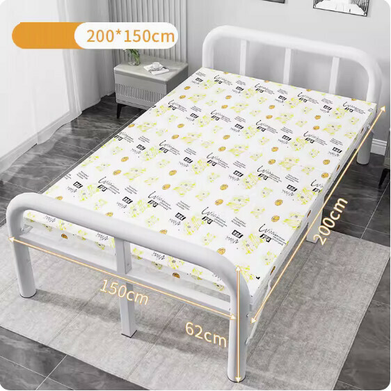 Hot selling simple folding bed [extra long + bear (width 150CM-double)]