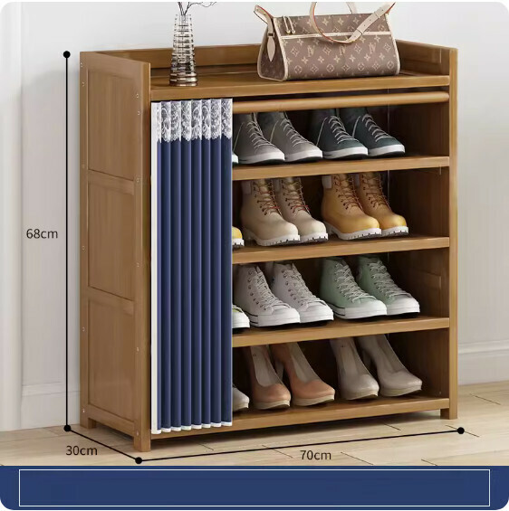 Hot style simple shoe cabinet ([dustproof style] 5 layers 70cm)