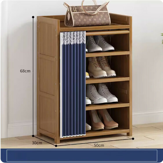 Hot style simple shoe cabinet ([dustproof style] 5 layers 50cm)