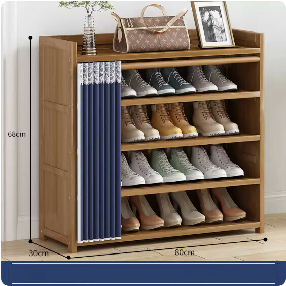 Hot style simple shoe cabinet ([dustproof style] 5 layers 80cm)