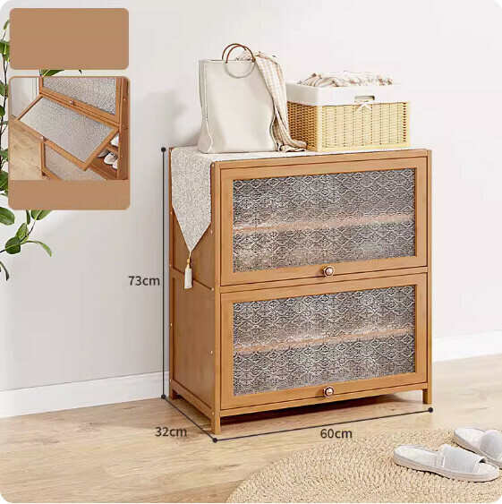 New large-capacity shoe cabinet ([Begonia Flower] five layers long 60cm*width 32cm)