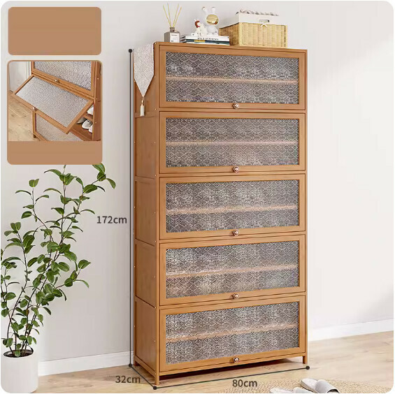 New large-capacity shoe cabinet ([Begonia Flower] eleven layers long 80cm*width 32cm)