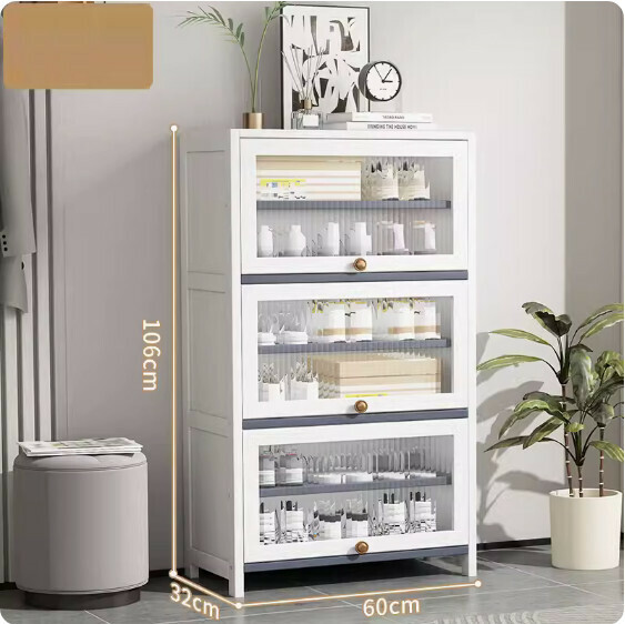New large-capacity shoe cabinet (seven layers 60cm) (white)