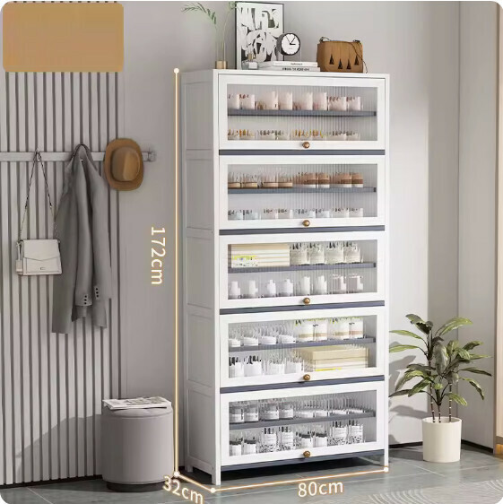 New large-capacity shoe cabinet (11th floor 80cm) (white)