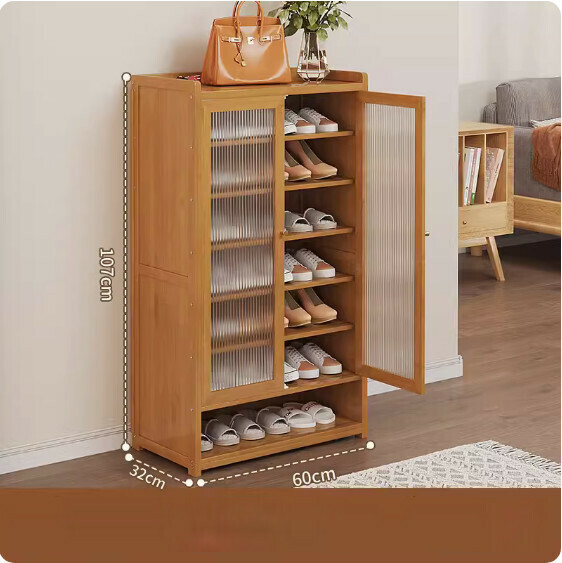 New simple shoe cabinet (two doors and eight floors [Changhong door]) (length 60*width 32*height 107cm)