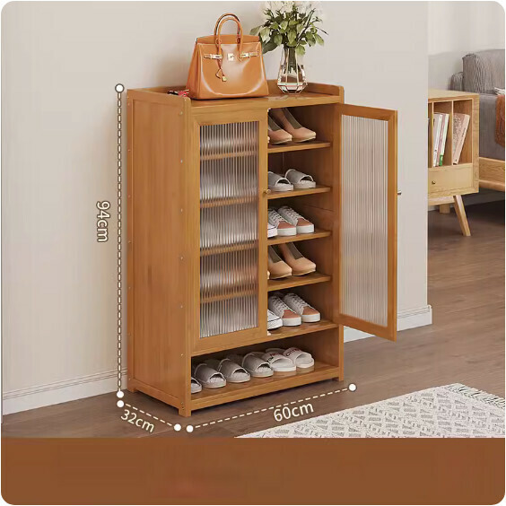 New simple shoe cabinet (two doors and seven floors [Changhong door]) (length 60*width 32*height 94cm)